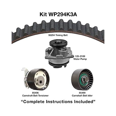 Dayco 01-04 Ford Mazda Water Pump Kit, Wp294K3A WP294K3A